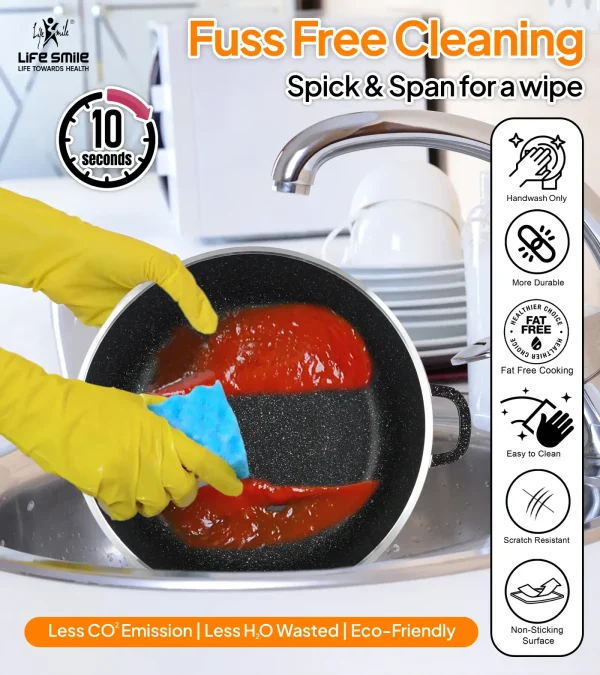 Anniversary Celebration while stocks lastοΌBig Kitchen Cookware Set 166 Pcs with Non Stick Pots and Pans