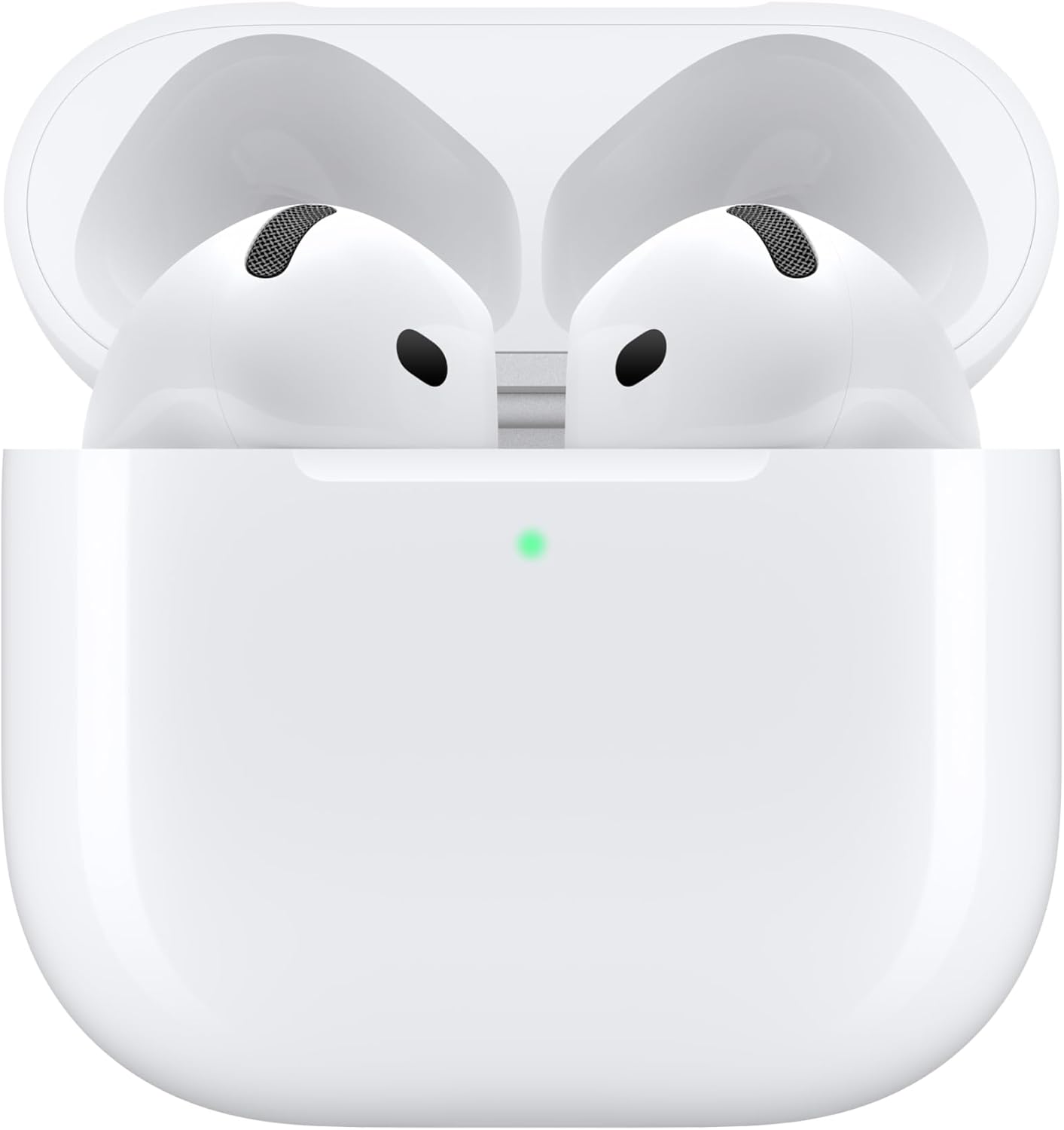 Apple AirPods 4 Wireless Earbuds, Bluetooth Headphones, with Active Noise Cancellation, Adaptive Audio, Transparency Mode, Personalized Spatial Audio, USB-C Charging Case,...