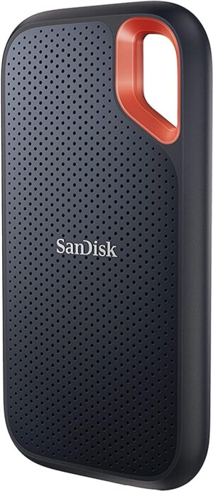 Limited-Time Sale for Summer Surprises AED 99د.إ：SanDisk 4TB Extreme Portable SSD Up to 1050MB/s USB C, USB 3.2 Gen 2 External Solid State Drive SDSSDE61 4T00 G25, Blue, SanDisk...