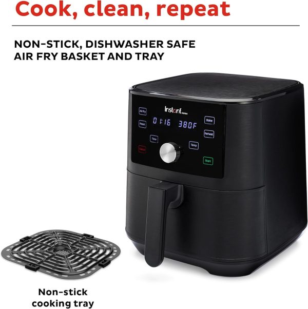 Limited-Time Sale for Summer Surprises AED 99.00د.إ :Instant Pot Vortex 6QT XL Air Fryer, 4-in-1 Functions that Crisps, Roasts, Reheats, Bakes for Quick Easy Meals, 100+ In-App...