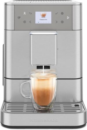 Summer Final Clearance Just AED 99د.إ：KitchenAid Fully Automatic Espresso Machine KF6, KES8556SX, Stainless Steel