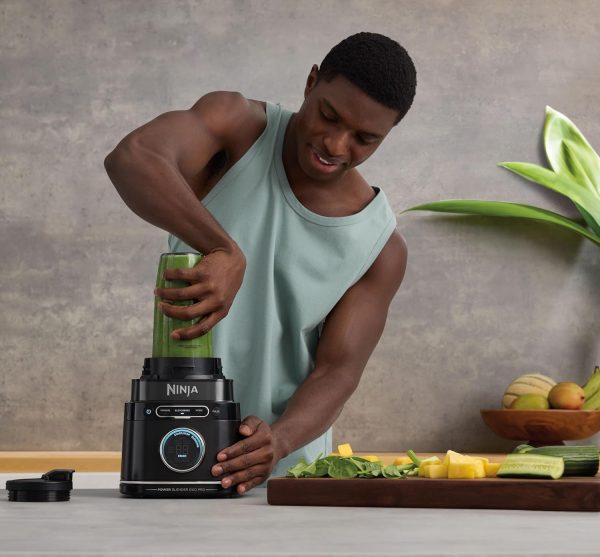 Summer Final Clearance Just AED 99د.إ:Ninja 2-in-1 Detect Power Blender Pro & Single Serve, 1200W Blender With Jug, & 2x Single Serve Cups, Blend Smoothies, Chop Vegetables &...